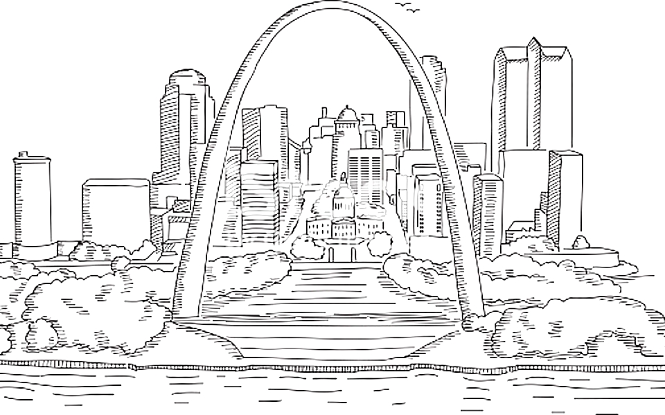 Solved This is a stylized drawing of the St Louis Gateway  Cheggcom